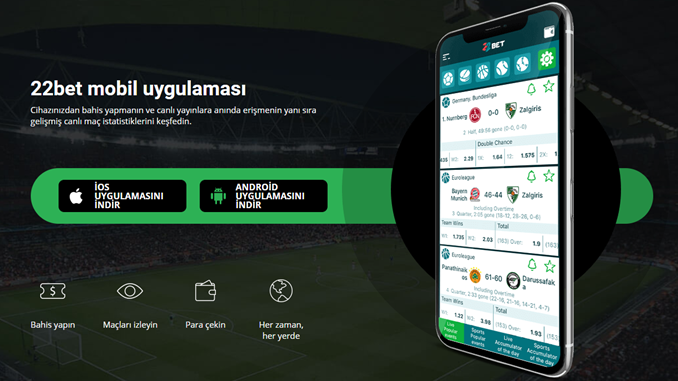 22bet mobil sitesi